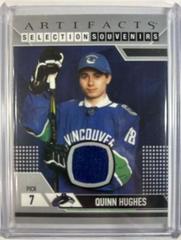 Quinn Hughes Hockey Cards 2023 Upper Deck Artifacts Selection Souvenirs Prices