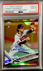 Dansby Swanson [Autograph Gold Refractor] #HMT75 Baseball Cards 2017 Topps Chrome Update Prices