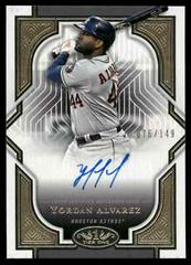 Yordan Alvarez [Gold Ink] #T1A-YA Baseball Cards 2023 Topps Tier One Autographs Prices