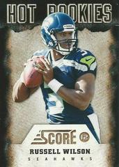 Russell Wilson [Glossy] #22 Football Cards 2012 Panini Score Hot Rookies Prices