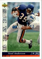 Neal Anderson #135 Football Cards 1993 Upper Deck Prices