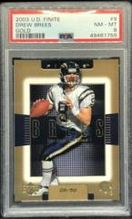 Drew Brees [Gold] #9 Football Cards 2003 Upper Deck Finite Prices