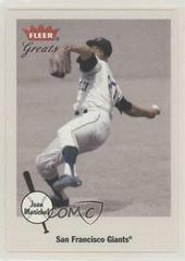 Juan Marichal #99 Baseball Cards 2002 Fleer Greats Prices