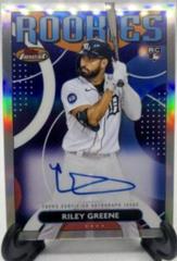 Riley Greene Baseball Cards 2023 Topps Finest Rookies Design Variation Autographs Prices