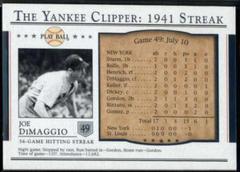 Joe DiMaggio [Red Back] #76 Baseball Cards 2003 Upper Deck Play Ball Prices