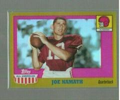 Joe Namath [Chrome Refractor] #15 Football Cards 2005 Topps All American Prices
