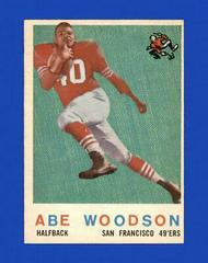 Abe Woodson #102 Football Cards 1959 Topps Prices