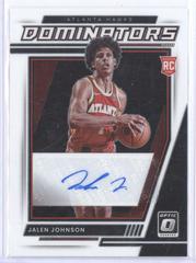 Jalen Johnson Basketball Cards 2021 Panini Donruss Optic Rookie Dominators Signatures Prices