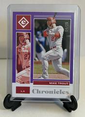 Mike Trout [Purple] #27 Baseball Cards 2021 Panini Chronicles Prices