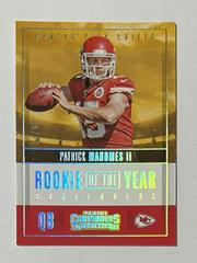 Patrick Mahomes II [Gold] #RY-3 Football Cards 2017 Panini Contenders Rookie of the Year Prices