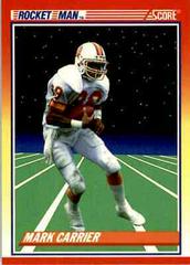 Mark Carrier Football Cards 1990 Panini Score Prices