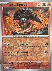 Paldean Tauros [Reverse Holo] #28 Pokemon Paldea Evolved Prices