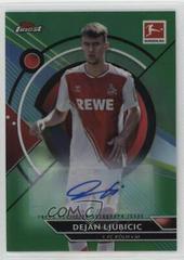 Dejan Ljubicic [Green] Soccer Cards 2022 Topps Finest Bundesliga Autographs Prices