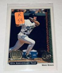 Wade Boggs #X15 Baseball Cards 1999 Upper Deck 10th Anniversary Team Prices