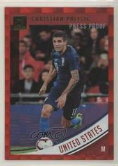 Christian Pulisic [Press Proof Red] Soccer Cards 2018 Panini Donruss Prices
