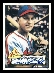 Enos Slaughter Baseball Cards 2001 Topps Heritage Autographs Prices