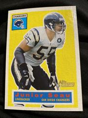 Junior Seau Football Cards 2001 Topps Heritage Prices