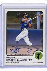 Benny Montgomery [Autograph] #100 Baseball Cards 2022 Topps Heritage Minor League Prices