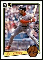 Ozzie Smith #RV-45 Baseball Cards 2017 Panini Donruss Retro Variations 1983 Prices