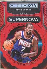 Kevin Durant [Red Flood] Basketball Cards 2021 Panini Obsidian Supernova Prices