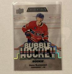 Juraj Slafkovsky [Rookie] Hockey Cards 2022 Upper Deck Credentials Bubble Hockey Prices