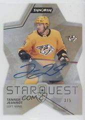 Tanner Jeannot [Gold Autograph] Hockey Cards 2021 Upper Deck Synergy Star Quest Prices