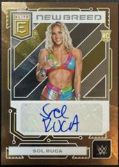 Sol Ruca [Gold] #3 Wrestling Cards 2023 Donruss Elite WWE New Breed Autograph Prices