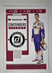 Denny Hamlin #C7 Racing Cards 2020 Panini Donruss Nascar Contenders Prices