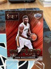 Zion Williamson #11 Basketball Cards 2021 Panini Select En Fuego Prices