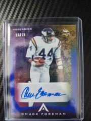 Chuck Foreman [Blue] Football Cards 2021 Panini Chronicles Ascension Autographs Prices