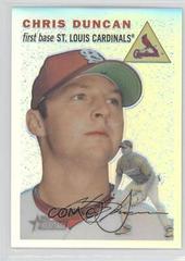 Chris Duncan [Retrofractor] Baseball Cards 2003 Topps Heritage Chrome Prices