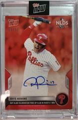 Rhys Hoskins [Autograph] #1073D Baseball Cards 2022 Topps Now Prices