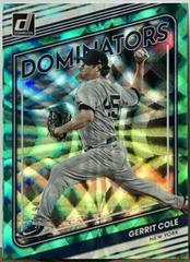 Gerrit Cole [Green] #D-11 Baseball Cards 2022 Panini Donruss Dominators Prices