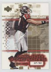 Jimmy Farris [Gold] #123 Football Cards 2003 Upper Deck Finite Prices