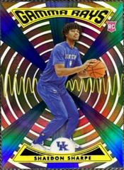 Shaedon Sharpe [Blue] #ZG-SSH Basketball Cards 2022 Panini Chronicles Draft Picks Gamma Rays Prices