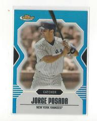Jorge Posada [Blue Refractor] Baseball Cards 2007 Finest Prices