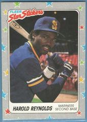 Harold Reynolds Baseball Cards 1988 Fleer Star Stickers Prices