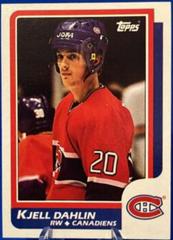 Kjell Dahlin #15 Hockey Cards 1986 Topps Prices