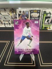 Eduardo Camavinga [Purple] #18 Soccer Cards 2022 Panini Donruss Zero Gravity Prices