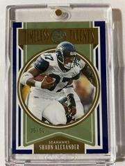 Shaun Alexander [Blue] Football Cards 2022 Panini Legacy Timeless Talents Prices