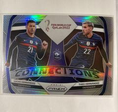 Lucas Hernandez, Theo Hernandez [Silver] Soccer Cards 2022 Panini Prizm World Cup Connections Prices