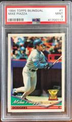 Mike Piazza #1 Baseball Cards 1994 Topps Bilingual Prices