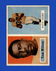 Tom Wilson Football Cards 1957 Topps Prices