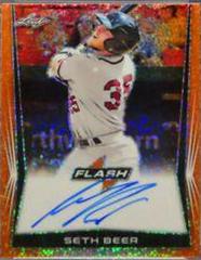 Seth Beer [Orange] #BA-SB1 Baseball Cards 2018 Leaf Flash Autographs Prices