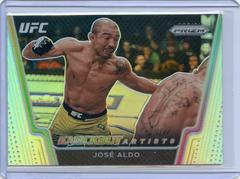 Jose Aldo [Silver] #8 Ufc Cards 2021 Panini Prizm UFC Knockout Artists Prices