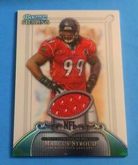 Marcus Stroud [Jersey Refractor] #BS-MST Football Cards 2006 Bowman Sterling Prices