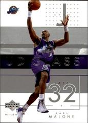 Karl Malone Basketball Cards 2003 Upper Deck Glass Prices