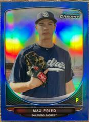 Max Fried [Blue Refractor] #180 Baseball Cards 2013 Bowman Chrome Mini Prices