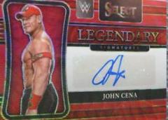 John Cena [Red Wave Prizm] #LS-JCN Wrestling Cards 2022 Panini Select WWE Legendary Signatures Prices