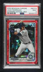 Julio Rodriguez [Red] #BCP-19 Baseball Cards 2020 Bowman Sapphire Prices
